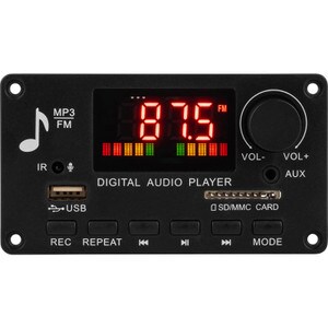Main product image for 2 x 40W Amplifier Decoder Board with Bluetooth 5.0, FM Radio, MP3 Player and IR Remote 320-6040